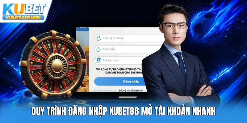 Quy trình đăng nhập Kubet88 mở tài khoản nhanh